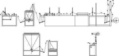 Machine de Fabrication de Sachet Poubelle PEBD Super Renforcés en Rouleau Machine de Fabrication de Sachet Poubelle PEBD Super Renforcés en Rouleau